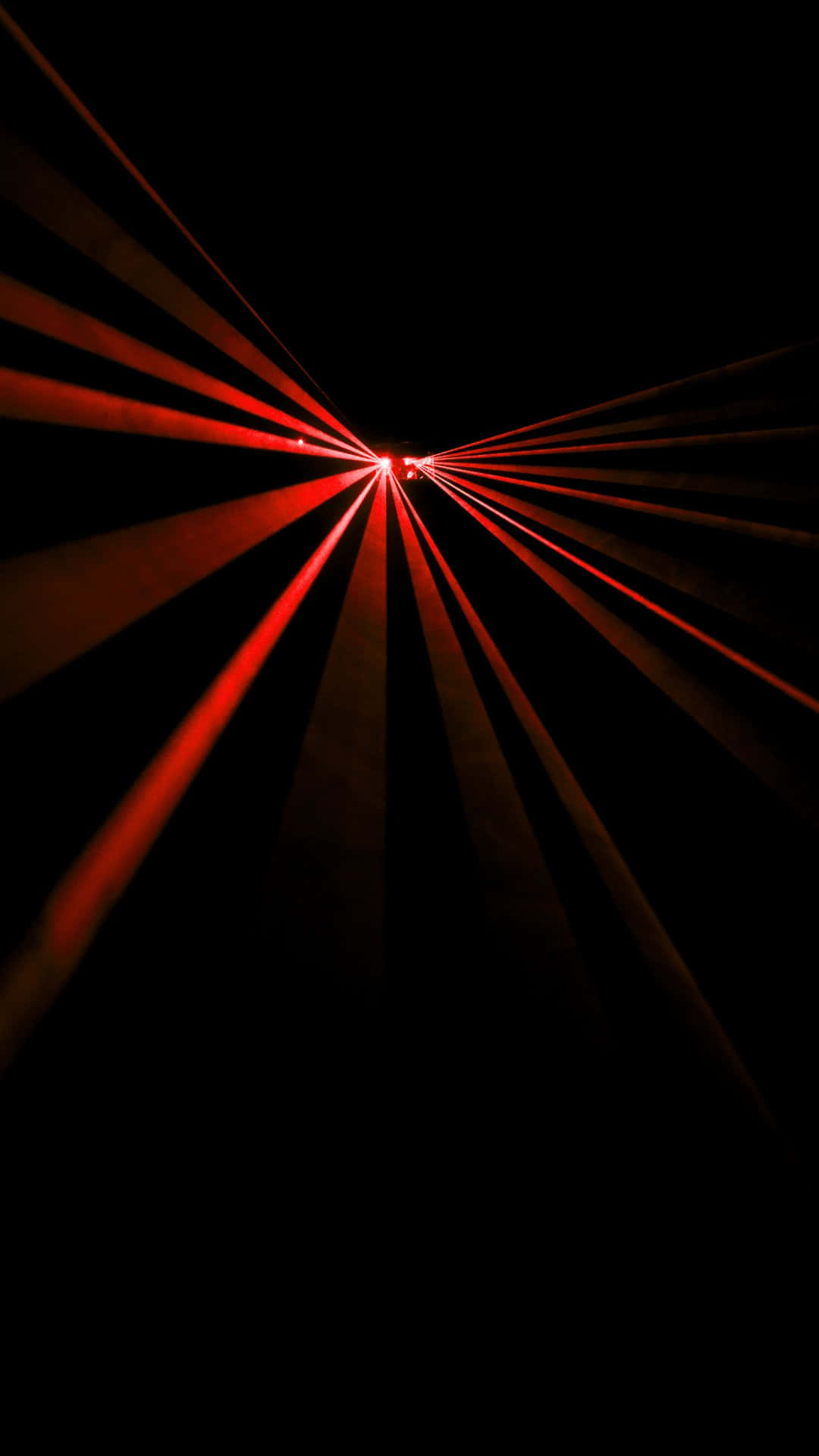 Red Laser Beams Convergence Wallpaper