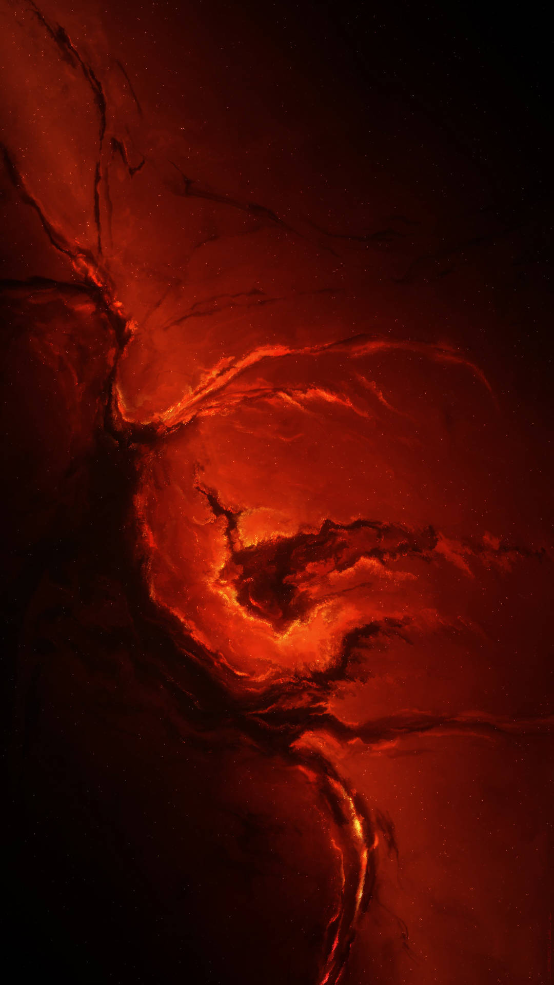 Red Lava Art For Samsung S20 Fe Picture