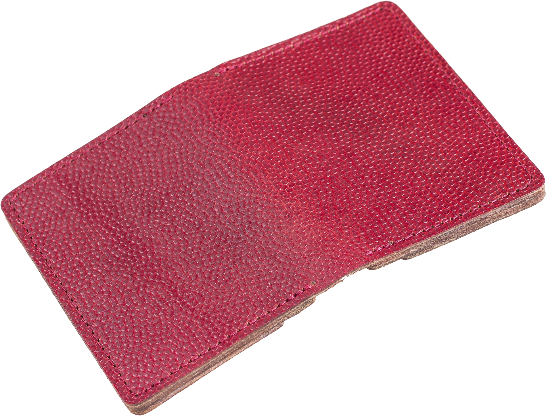 Red Leather Wallet Top View PNG