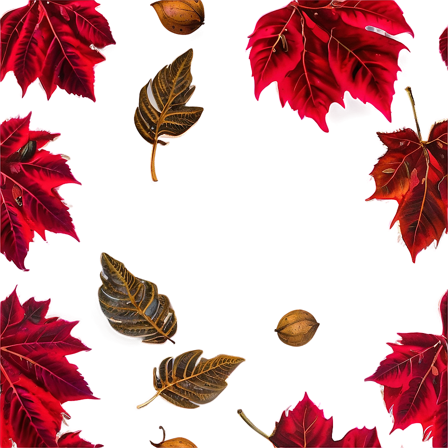 Red Leaves Falling Png Cnf41 PNG