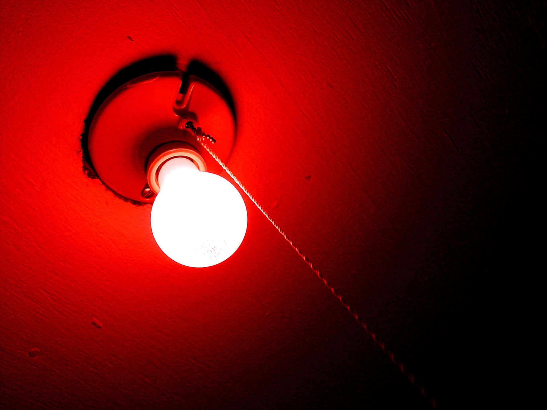 Lys op dit rum med røde LED-belysninger. Wallpaper