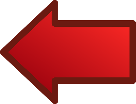 Red Left Arrow Icon PNG
