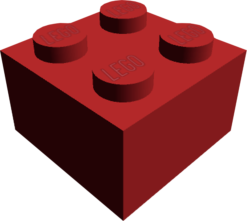 Red Lego Brick PNG