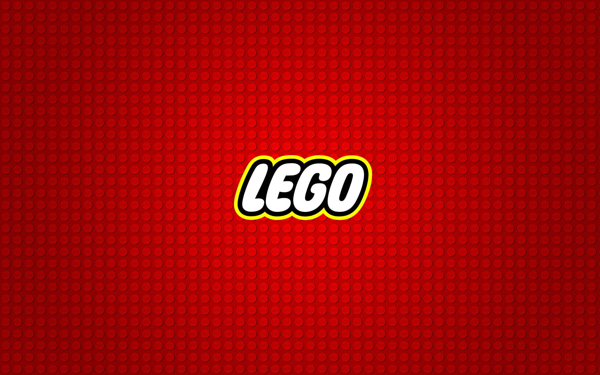 Red Lego Patterned Background