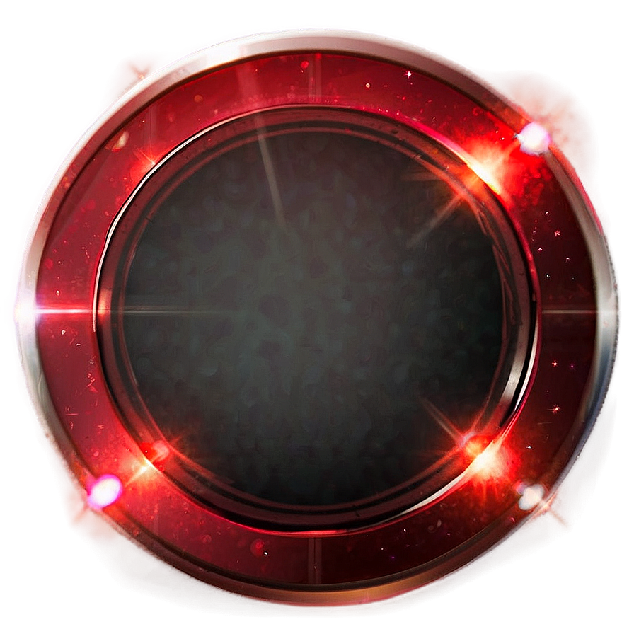 Red Lens Flare C PNG