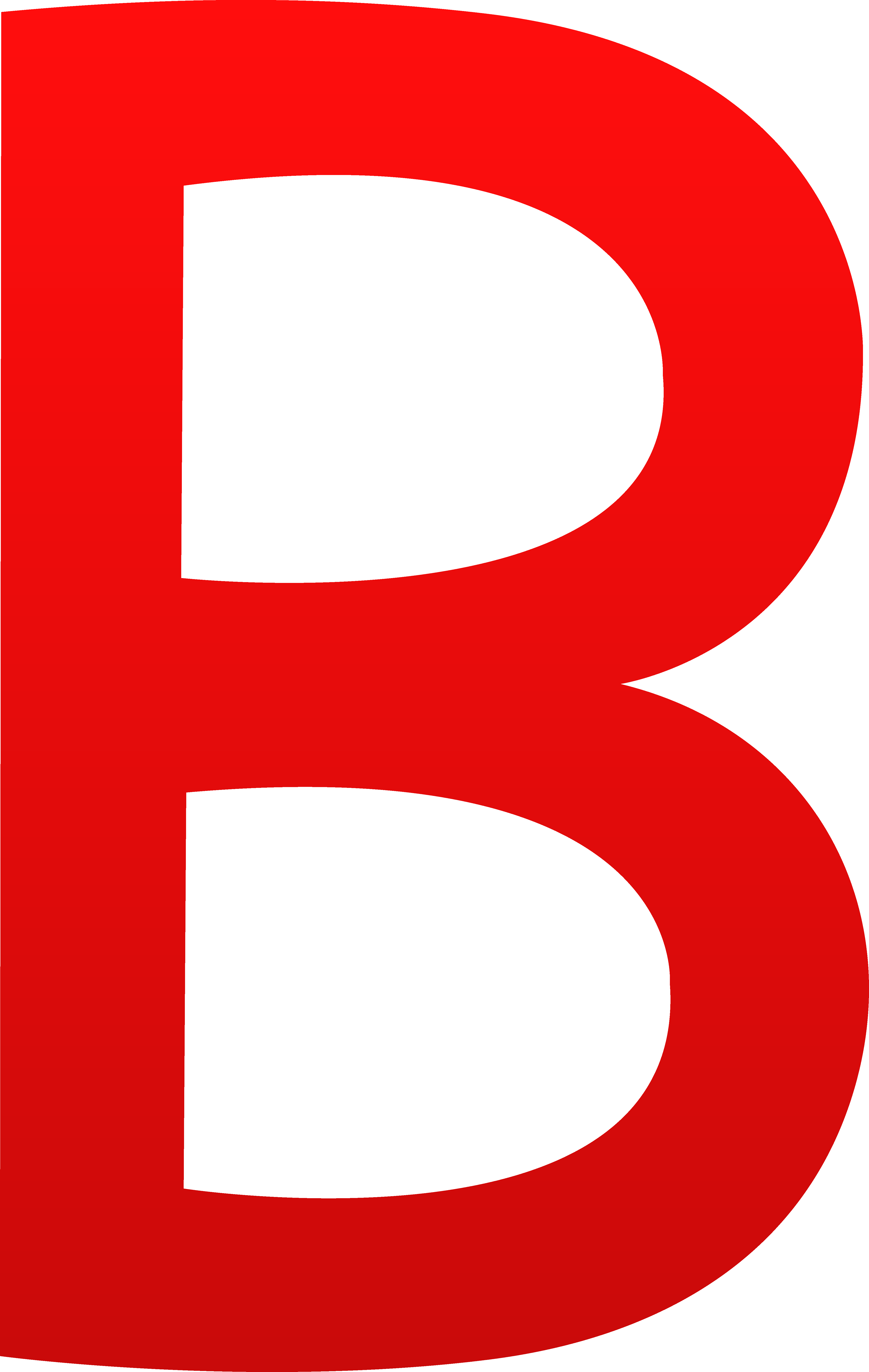 Red Letter B Graphic PNG