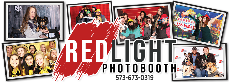 Red Light Photobooth Advertisement PNG