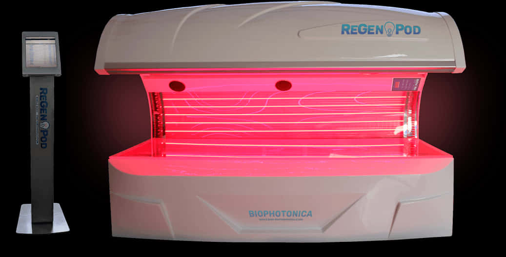 Red Light Therapy Pod Biophotonica PNG