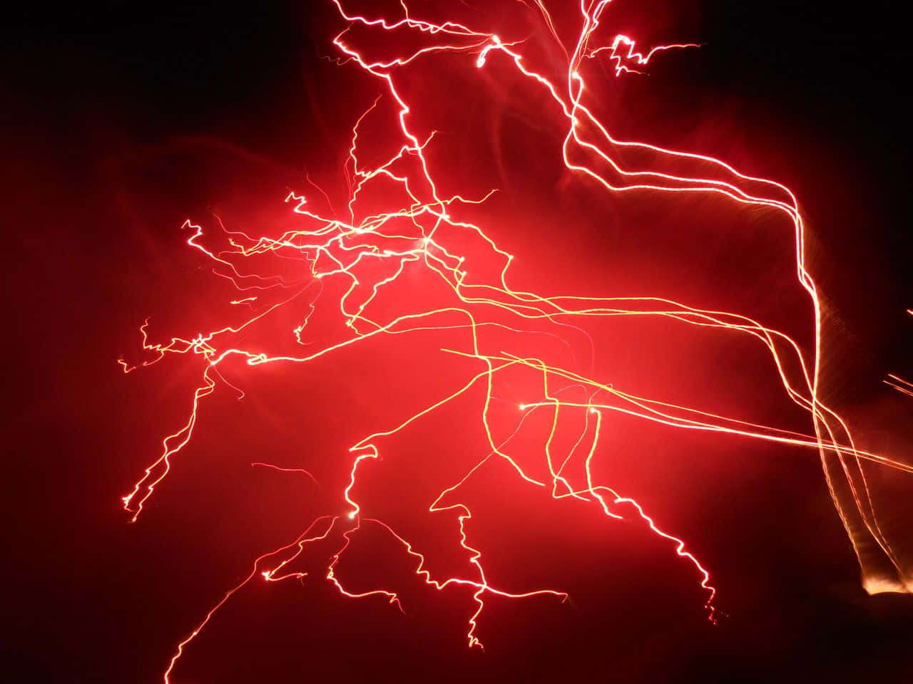 "Sparking Electric Red Lightning"