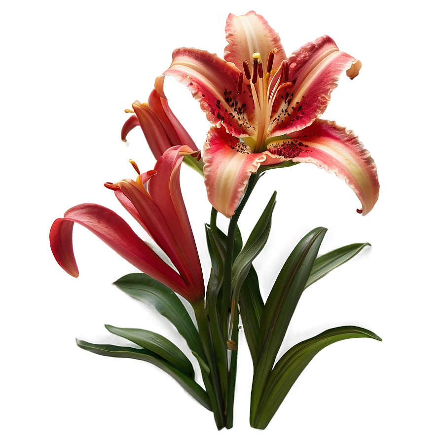 Red Lily Flower Png Afy76 PNG