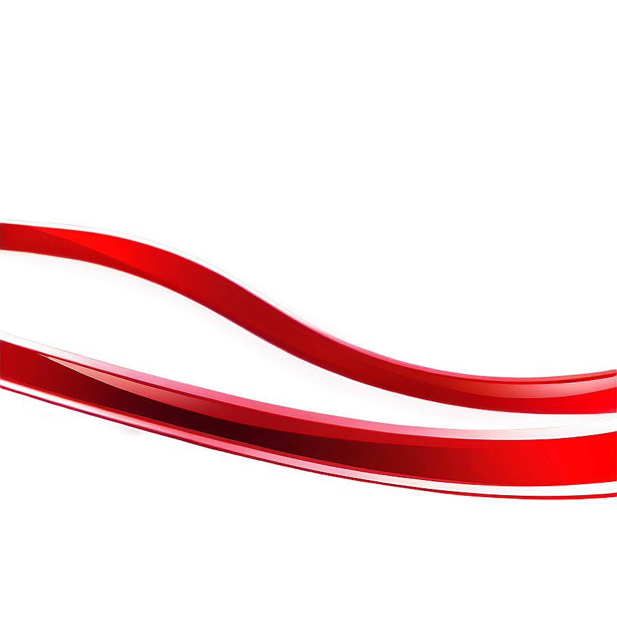Red Line Artistic Touch Png 05252024 PNG