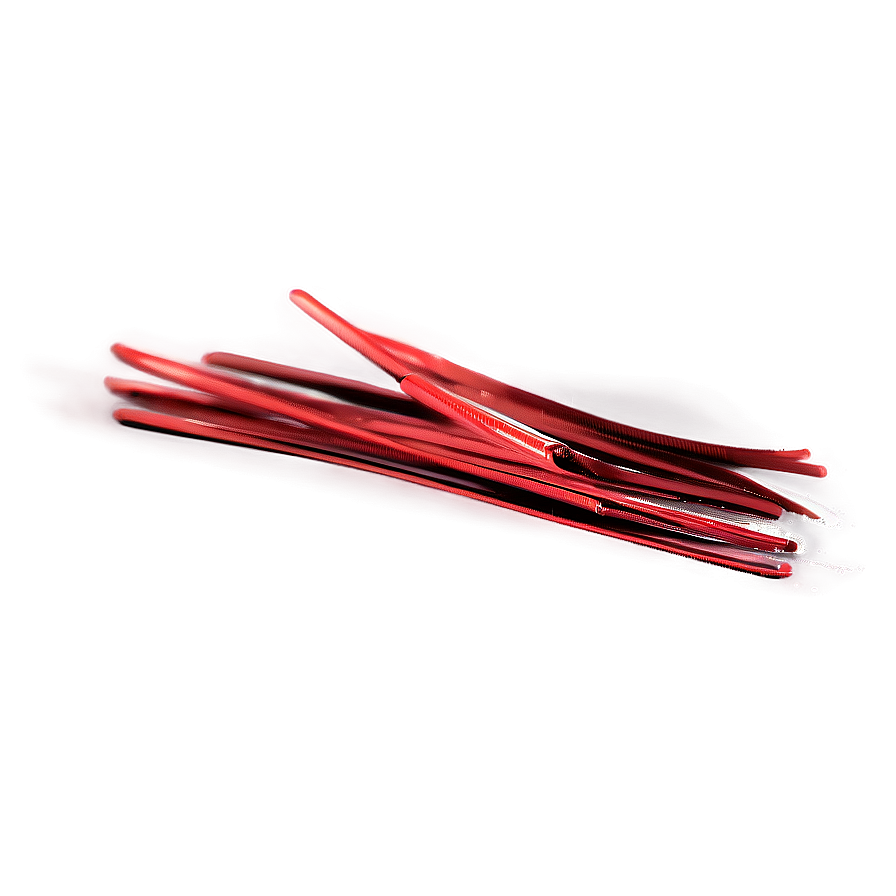 Red Line Scribble Png 05252024 PNG