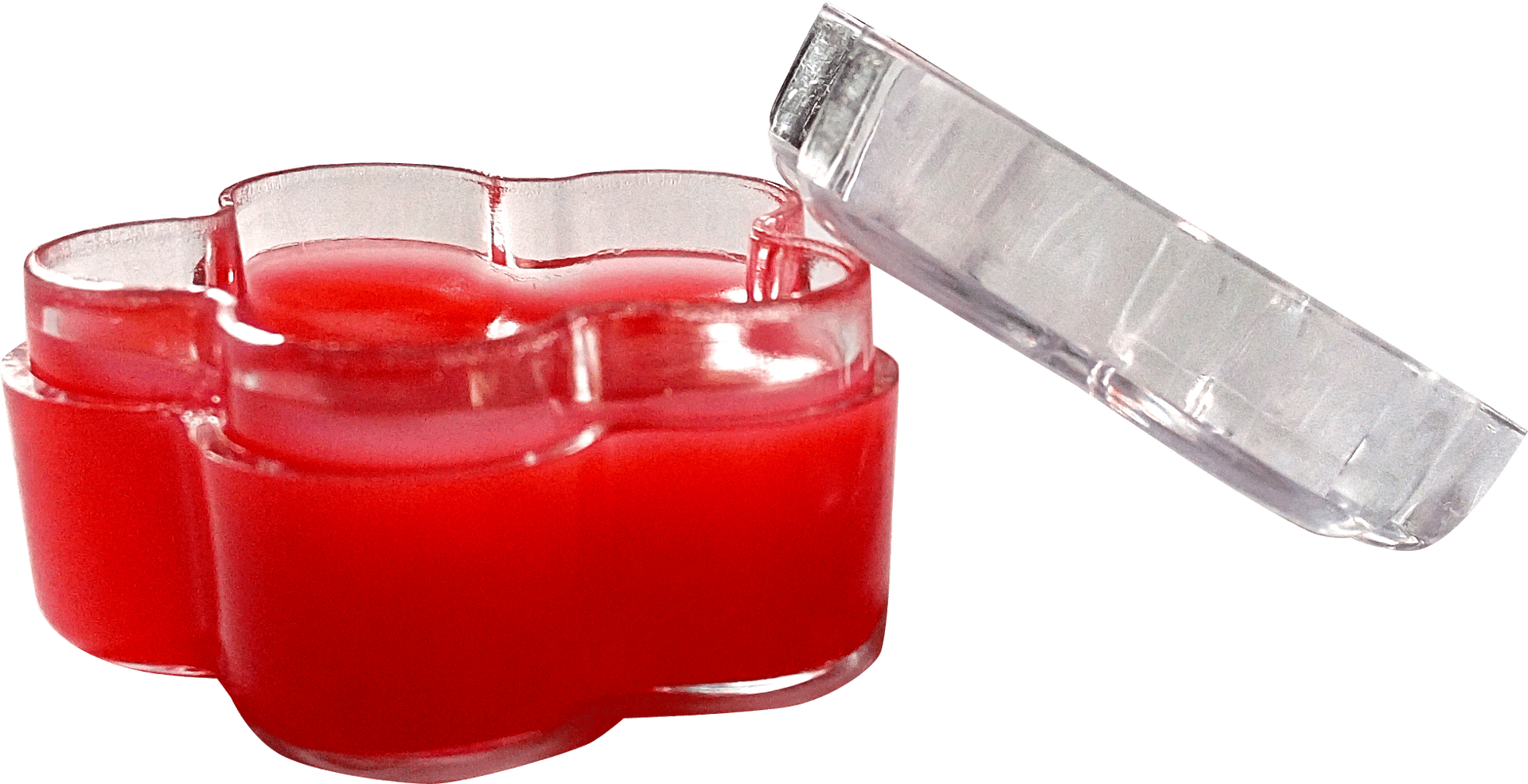 Red Lip Balm Open Container PNG