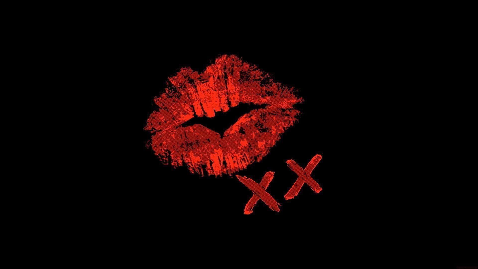 Captivating Red Lips Wallpaper