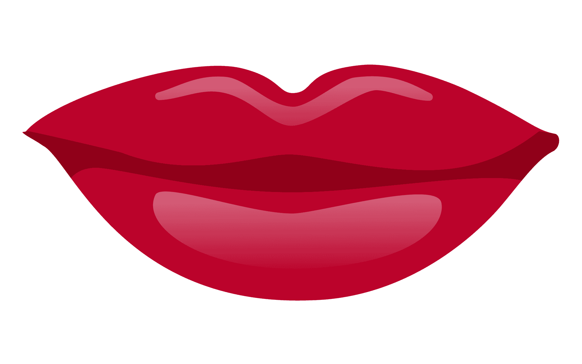 Download Red Lips Vector Illustration | Wallpapers.com