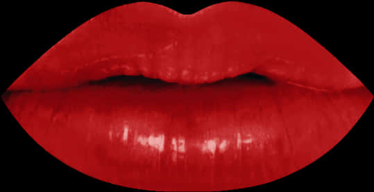 Red Lipstick Closeup PNG