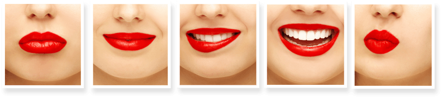 Red Lipstick Expressions Series PNG