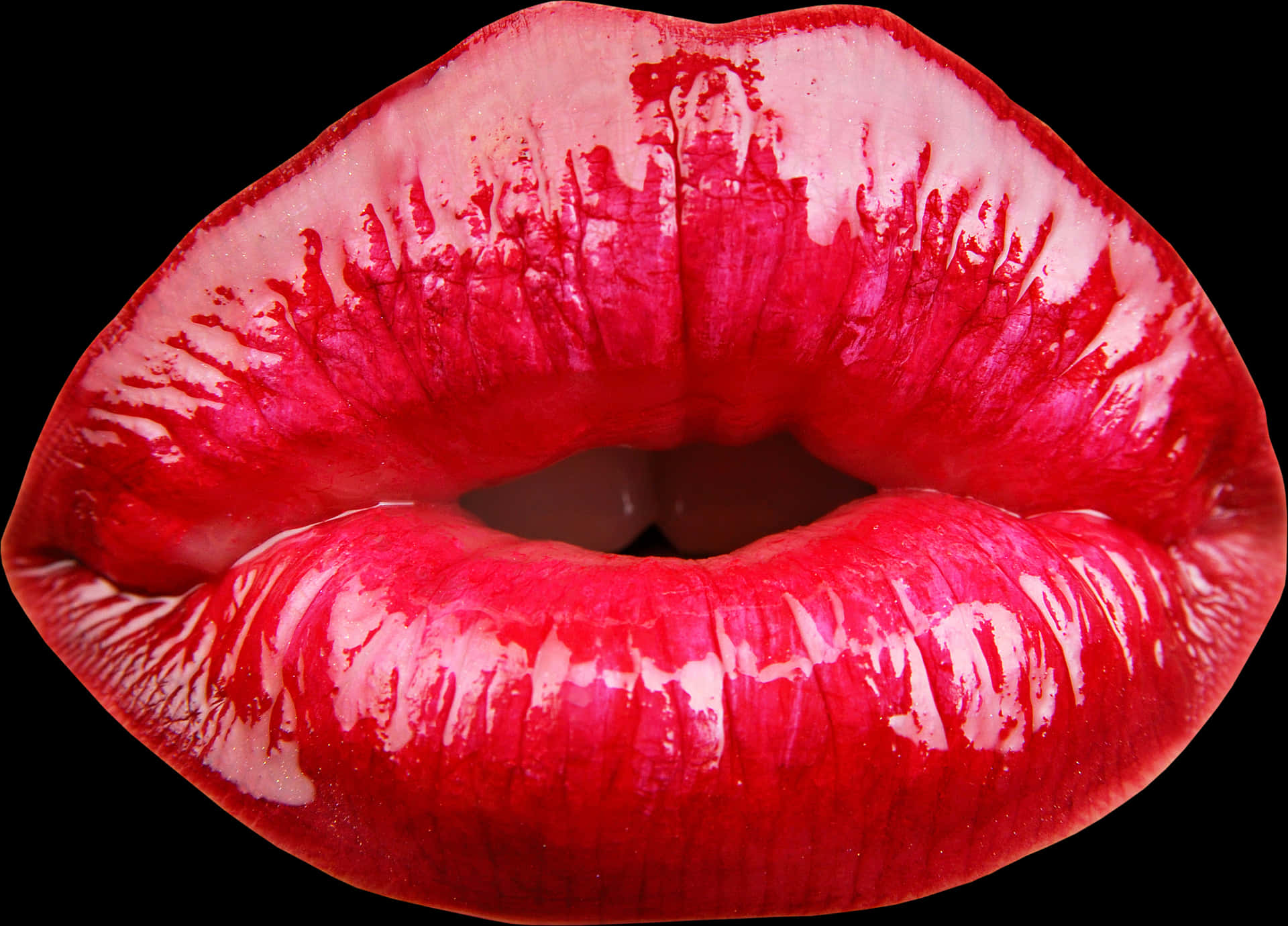 Red Lipstick Kiss Closeup.jpg PNG