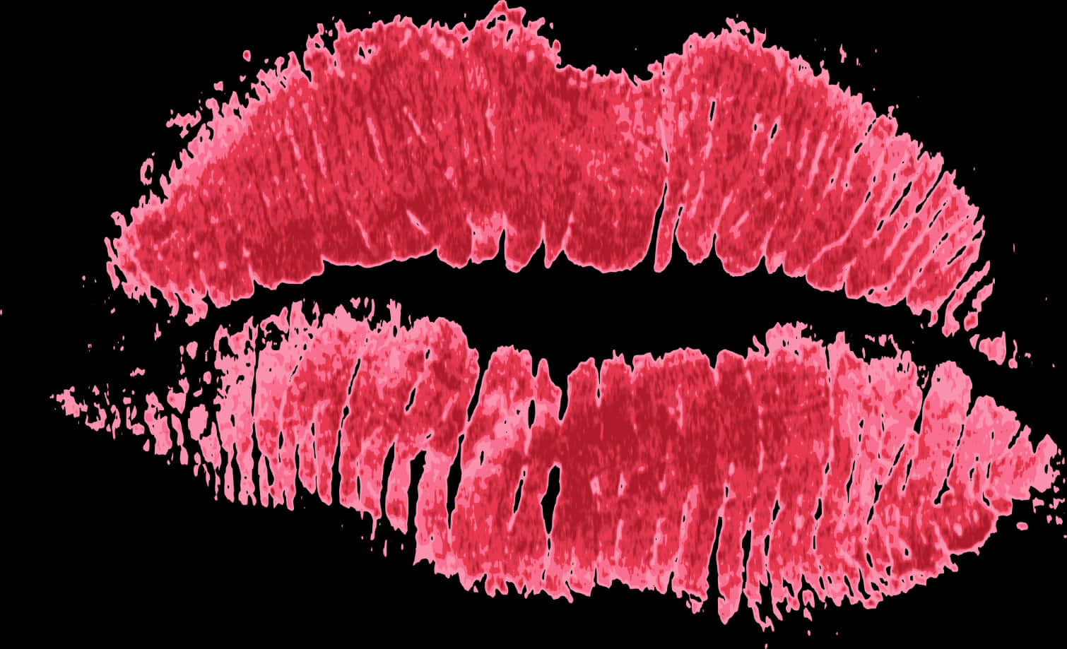 Red Lipstick Kiss Mark PNG