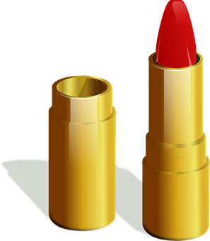 Red Lipstick Open Container PNG