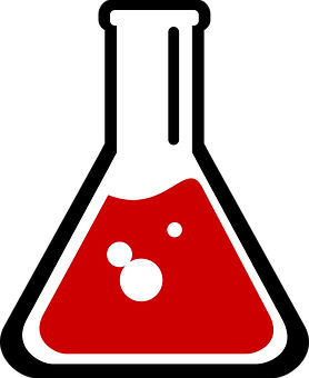 Red Liquid Erlenmeyer Flask Icon PNG
