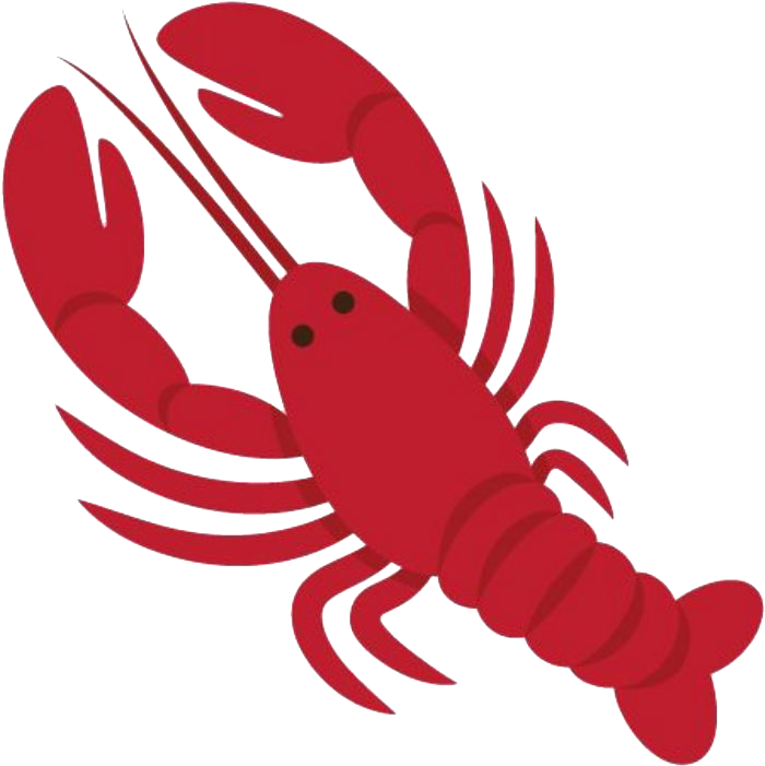 Red Lobster Illustration PNG