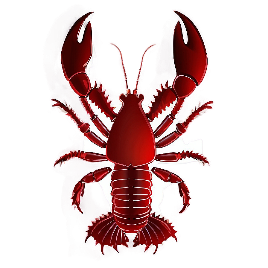 Red Lobster Silhouette Png Hbg PNG