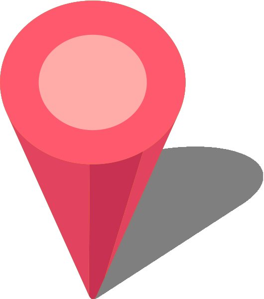 Red Location Pin Icon PNG