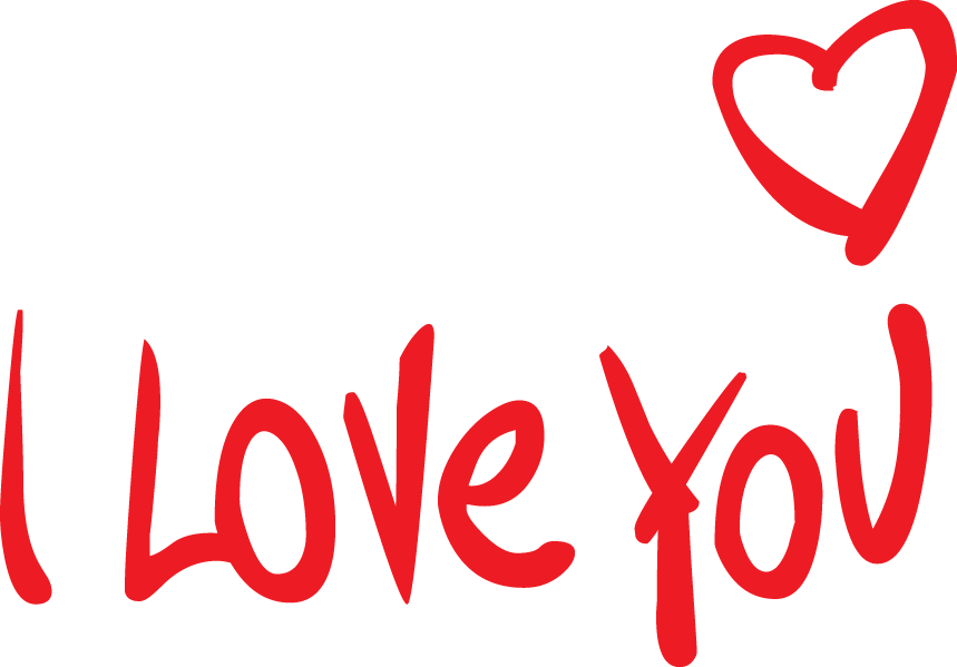 Red Love Declaration PNG