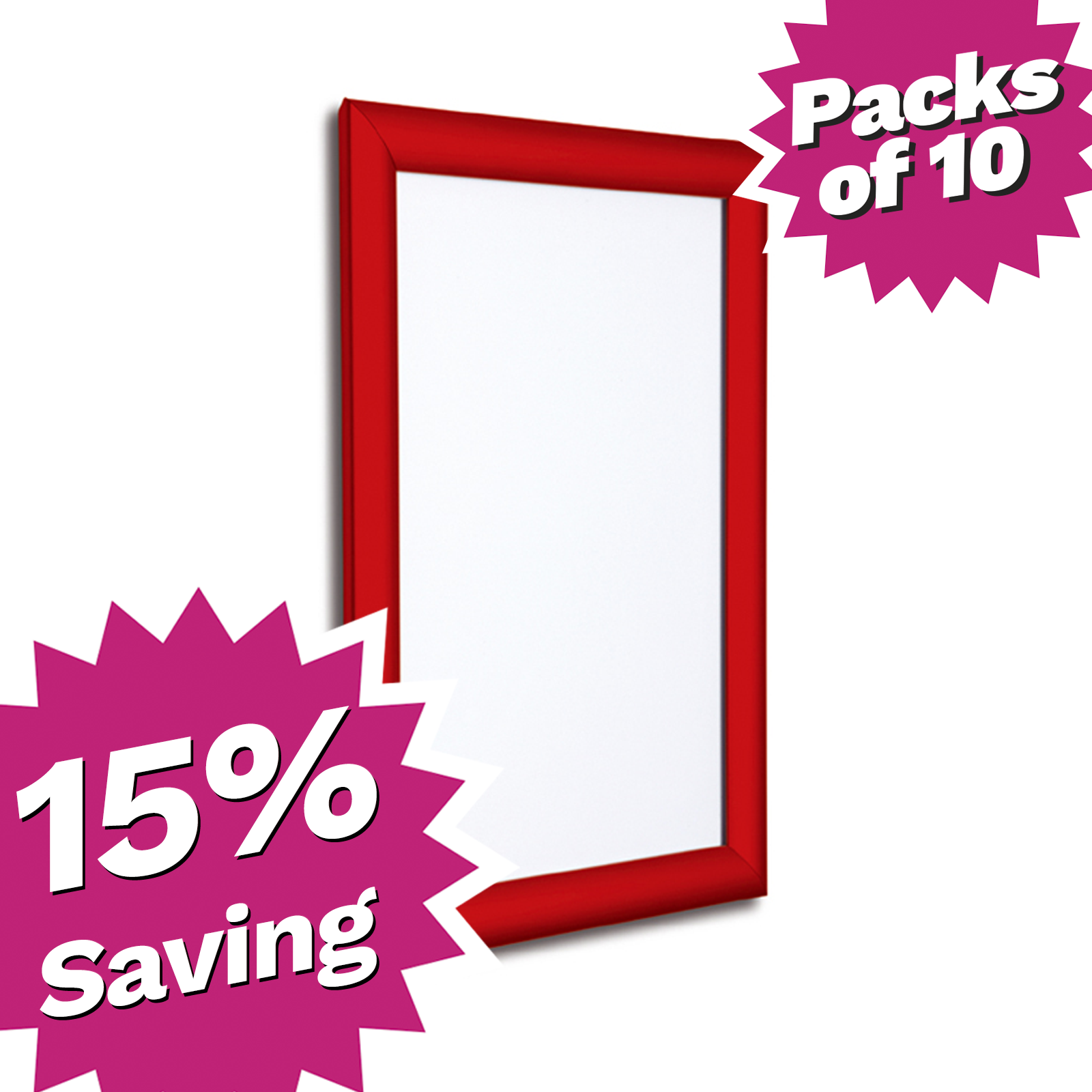 Red Love Frame Discount Promotion PNG