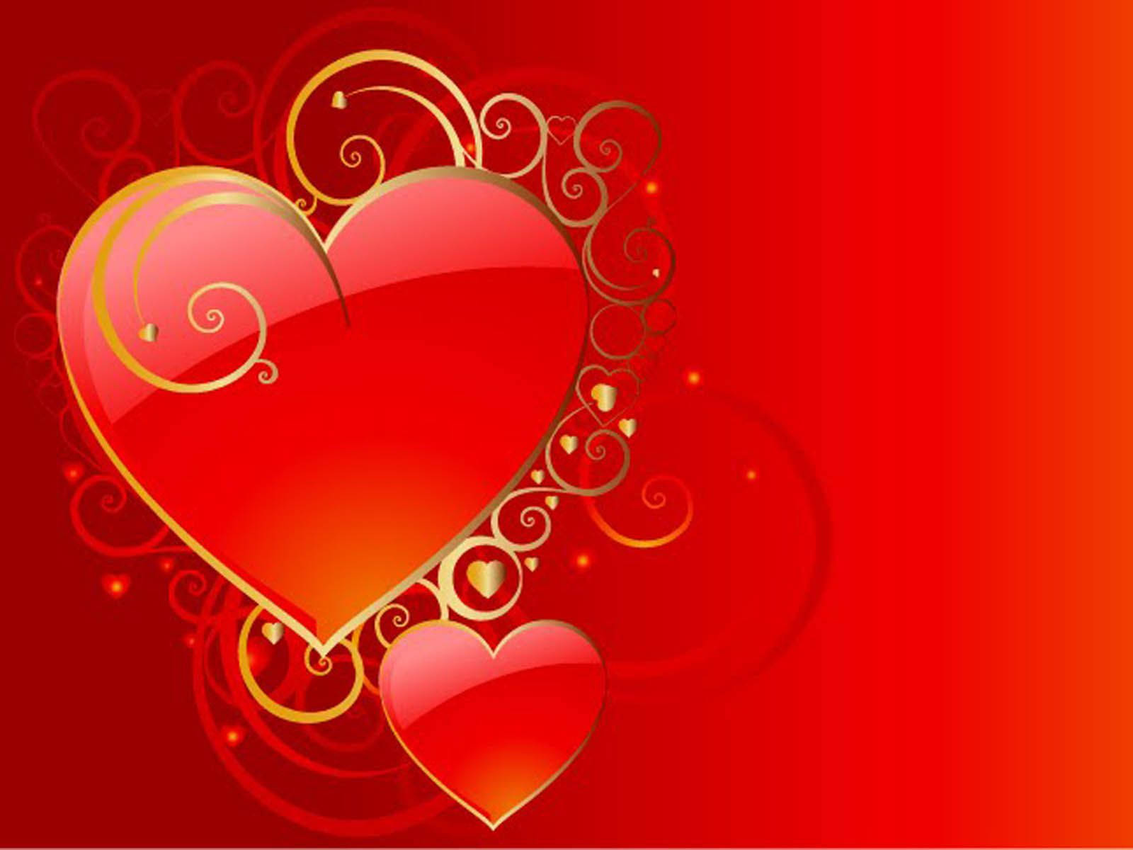 Fondode Pantalla De Corazón Rojo De Amor Fondo de pantalla