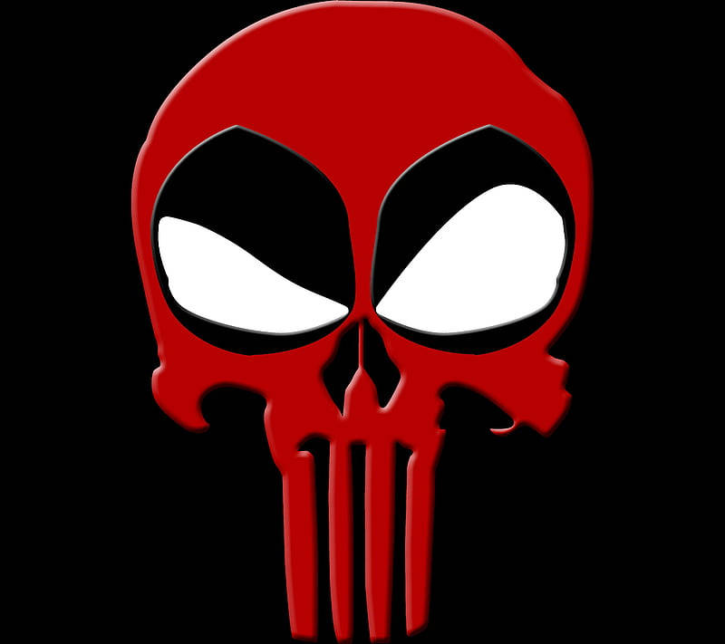 Red Mask Punisher Logo Wallpaper