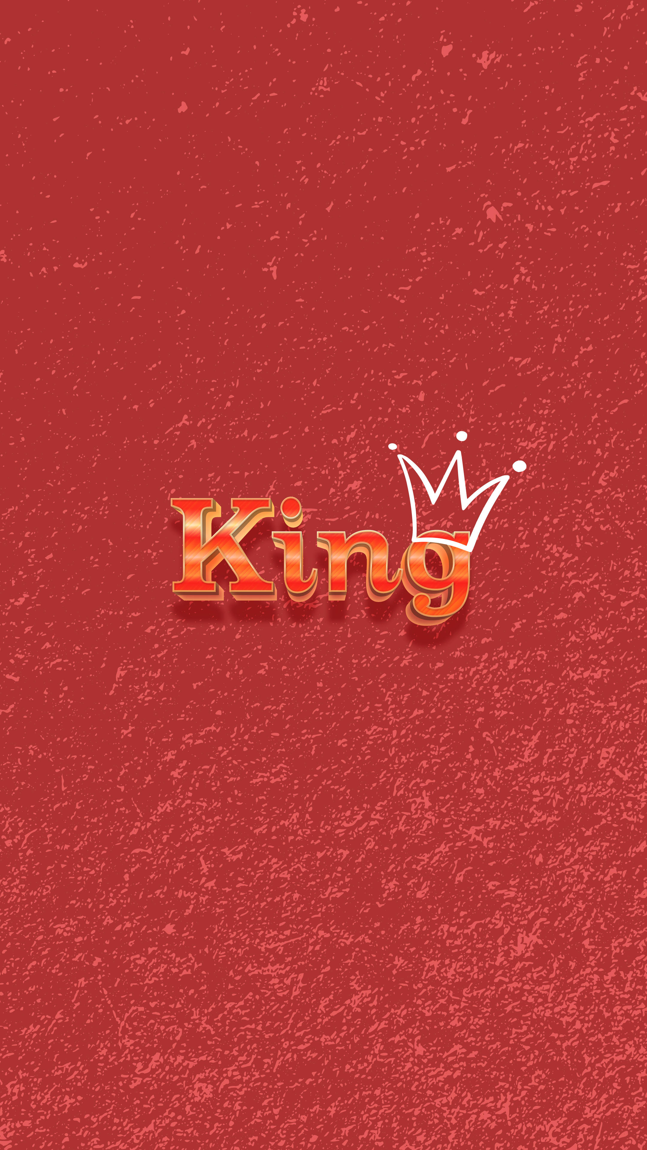 Red Matching King And Queen Wallpaper