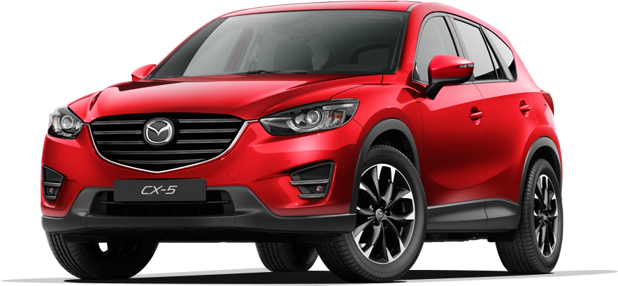 Red Mazda C X5 S U V Profile PNG