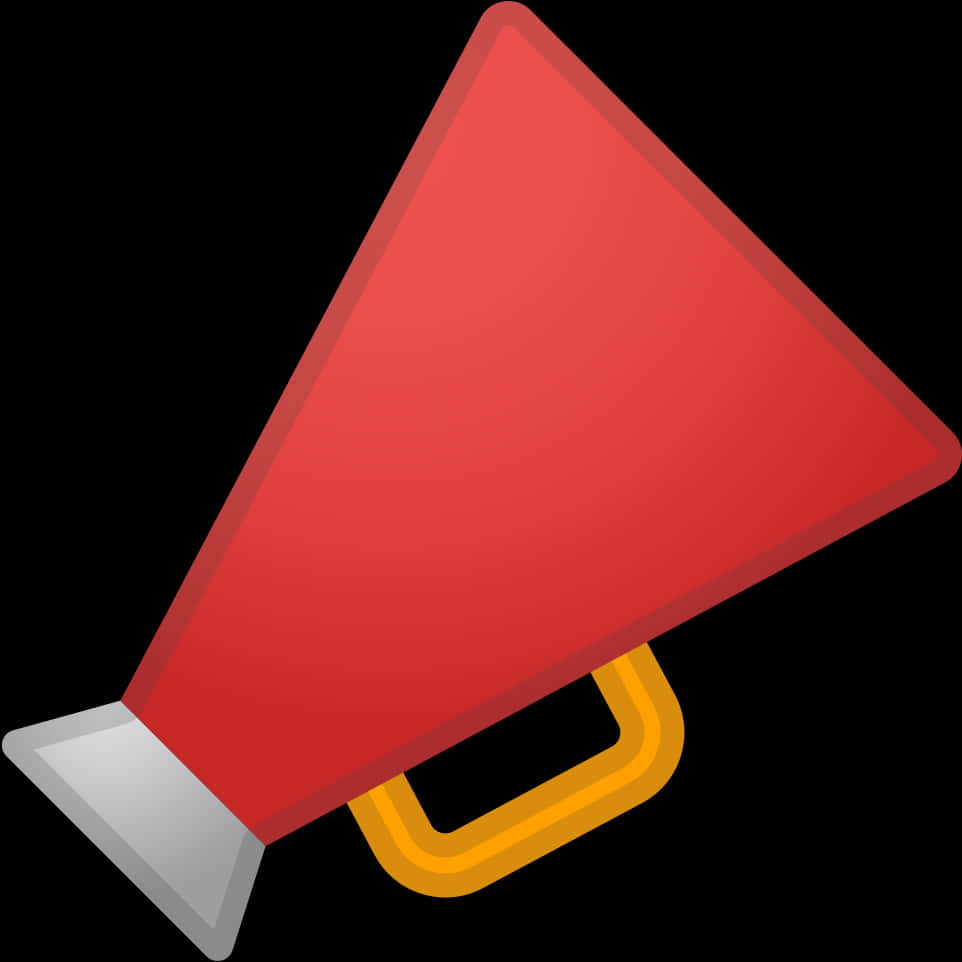 Red Megaphone Icon PNG