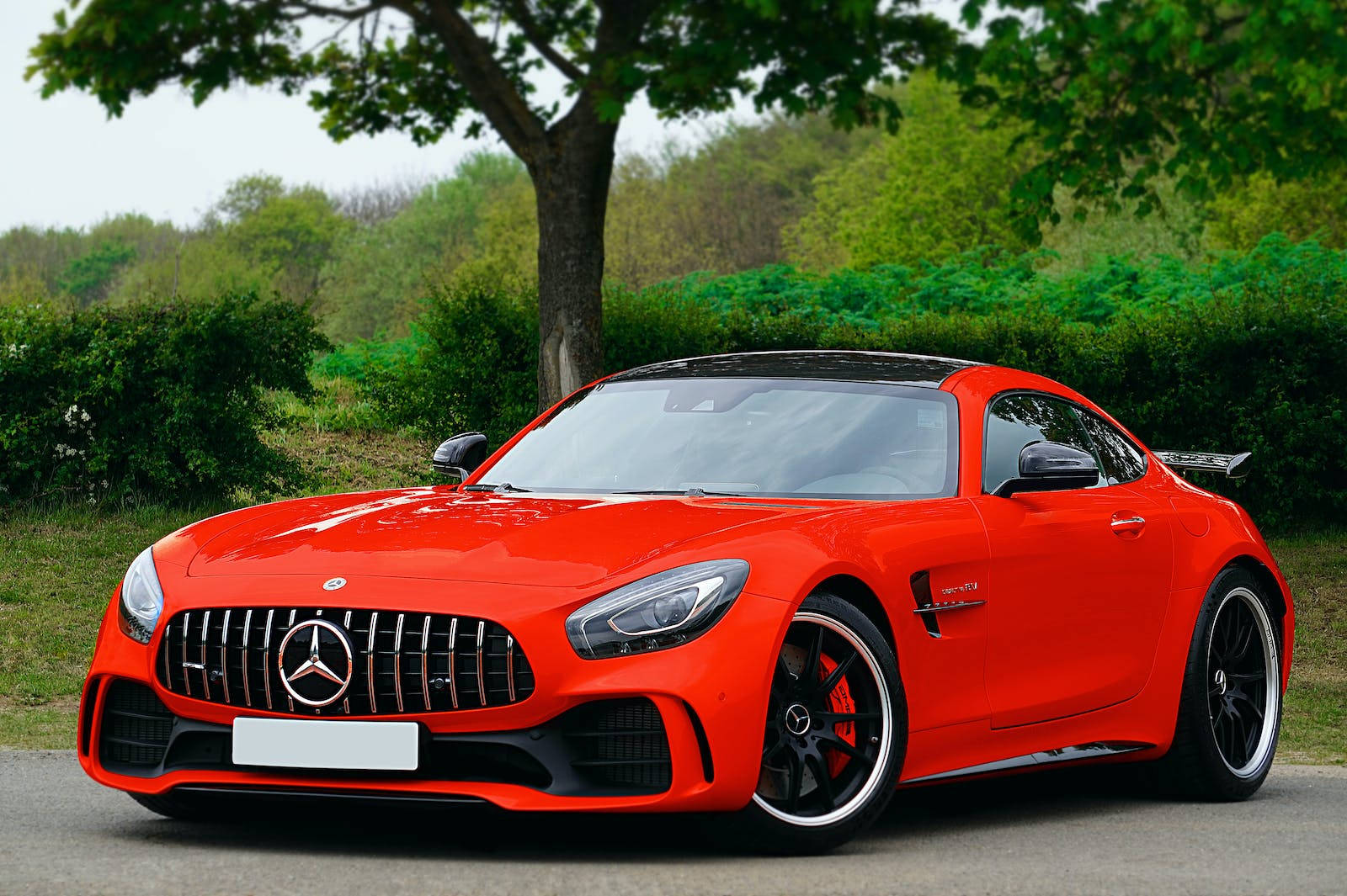 Red Mercedes Amg Gt Luxury Car Wallpaper