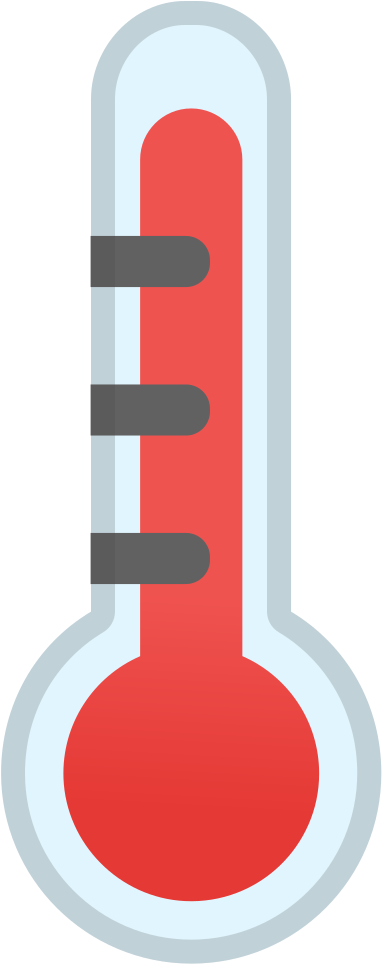 Red Mercury Thermometer Graphic PNG