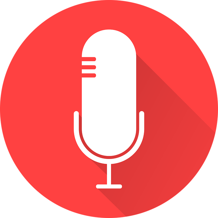 Red Microphone Icon PNG