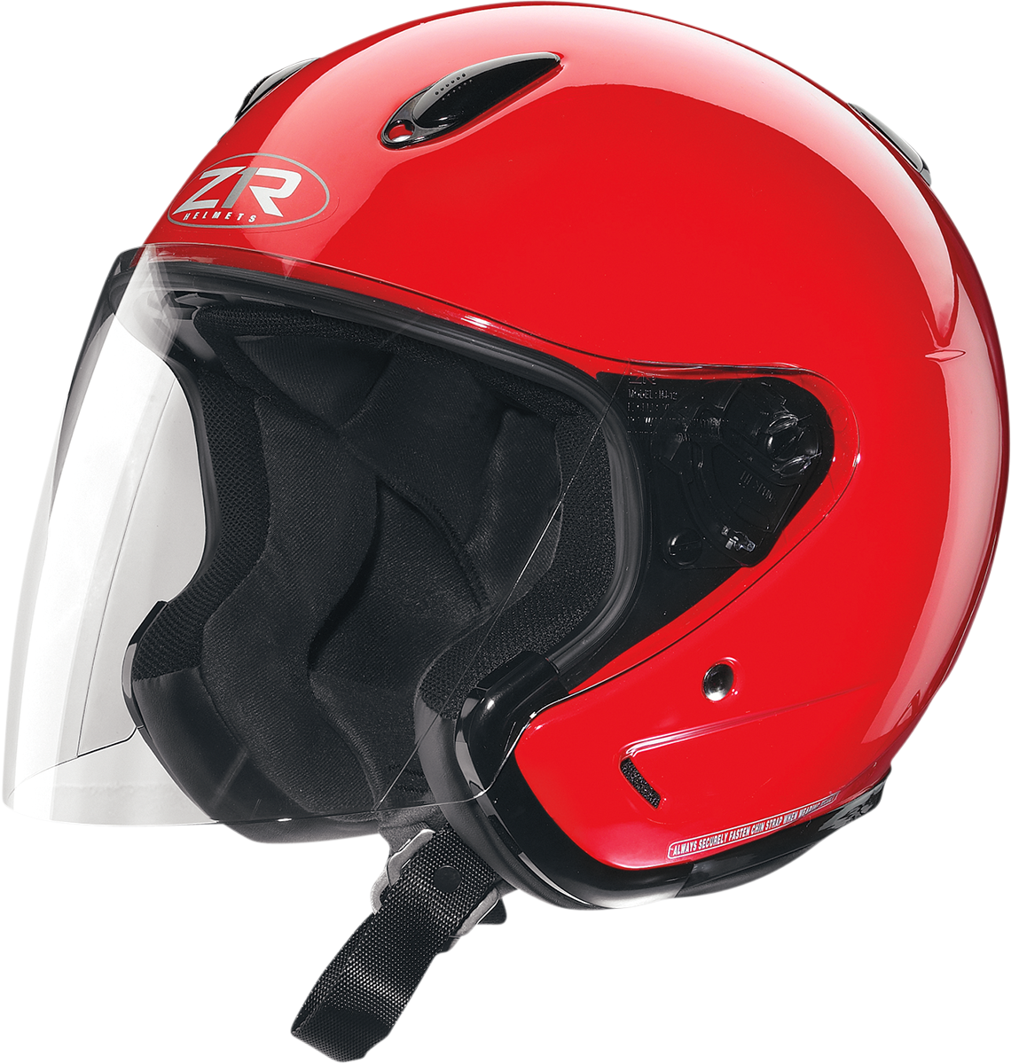 Red Motorcycle Helmet Side View PNG