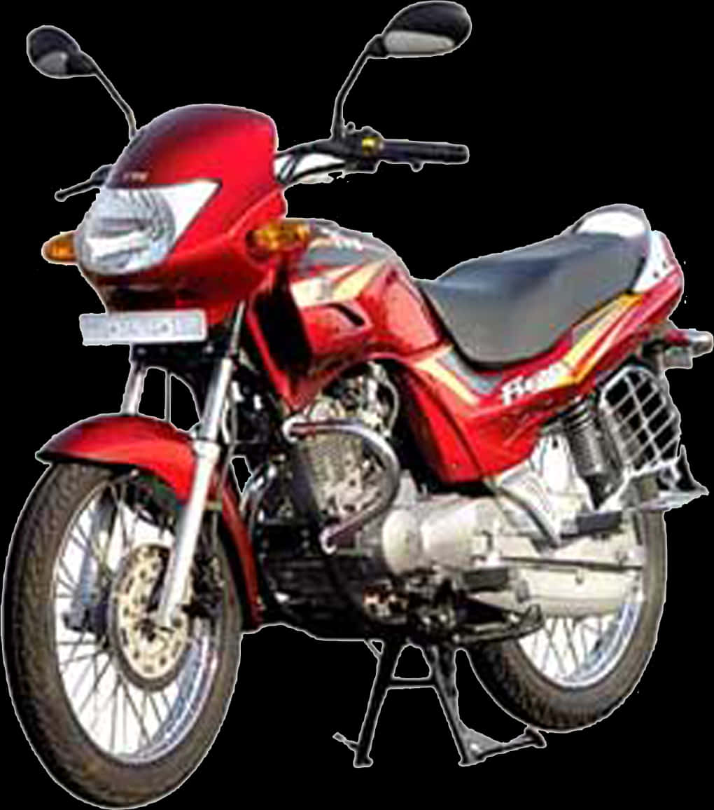 Red Motorcycle Isolated PNG