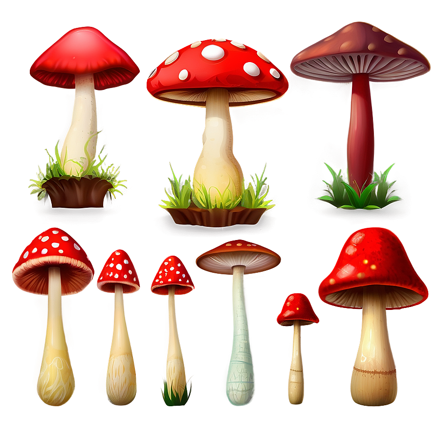 Red Mushroom Png 05032024 PNG