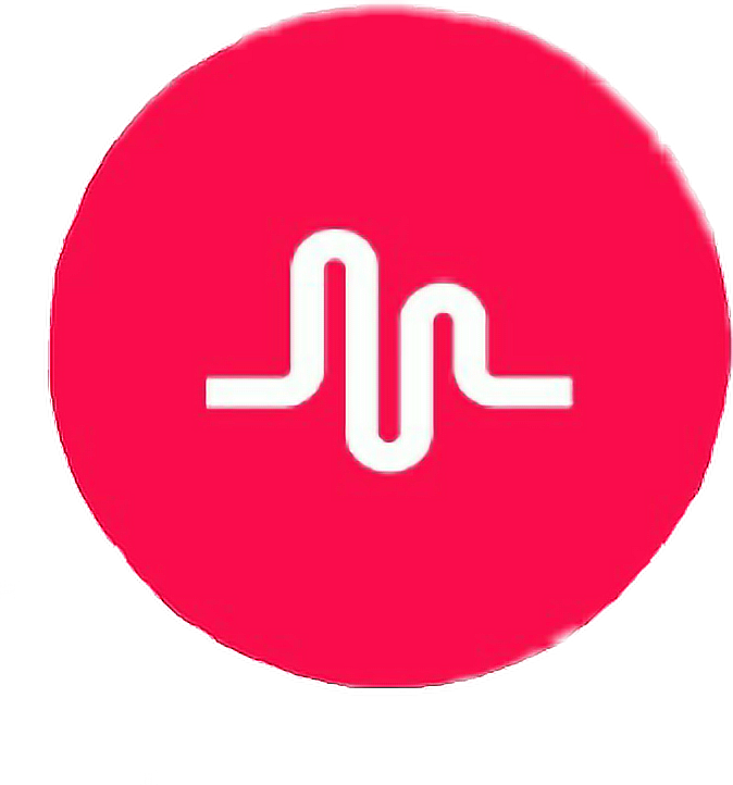 Red Music Wave Logo PNG
