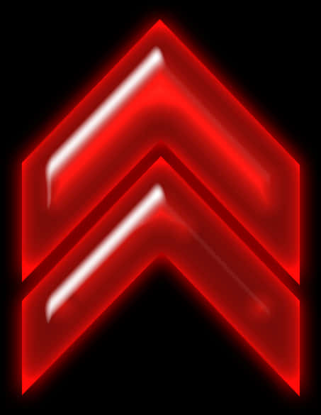 Red Neon Arrows Illumination PNG