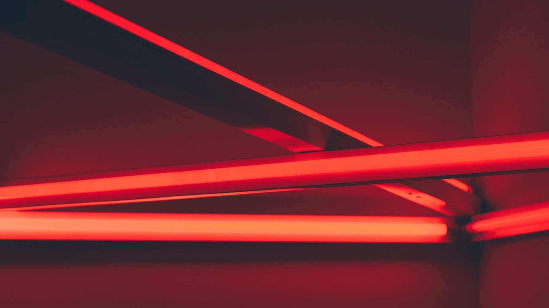 Red Neon Light Aesthetic Wallpaper