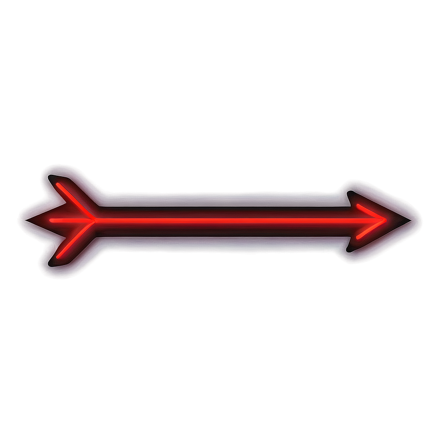 Red Neon Light Arrow Png Mpb PNG