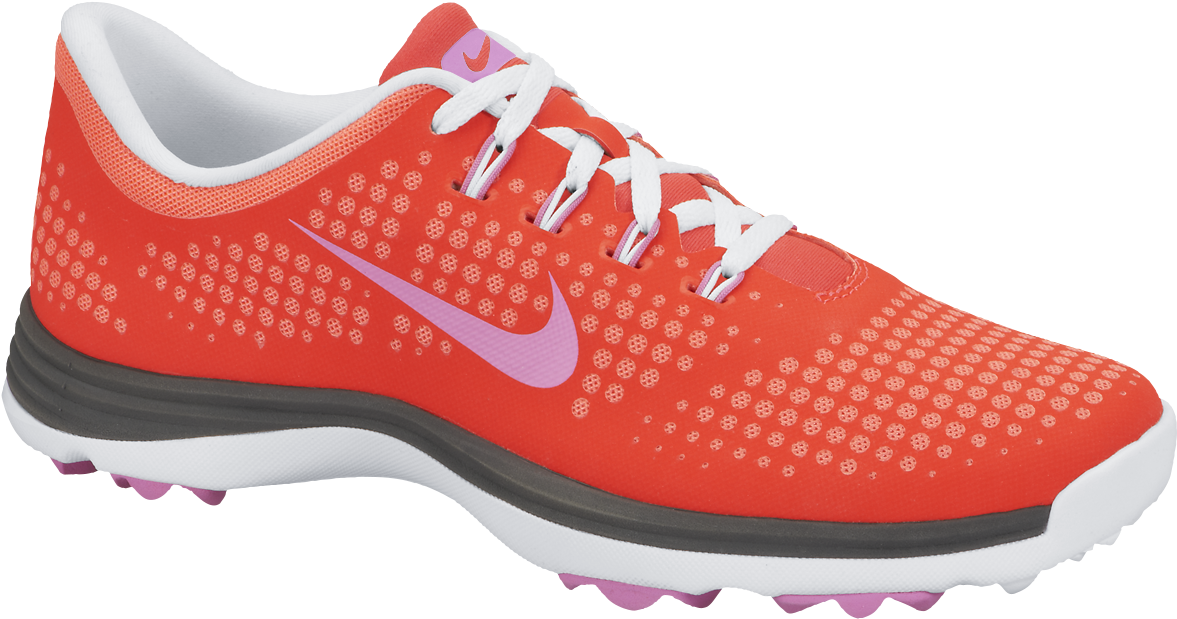Red Nike Golf Shoe PNG