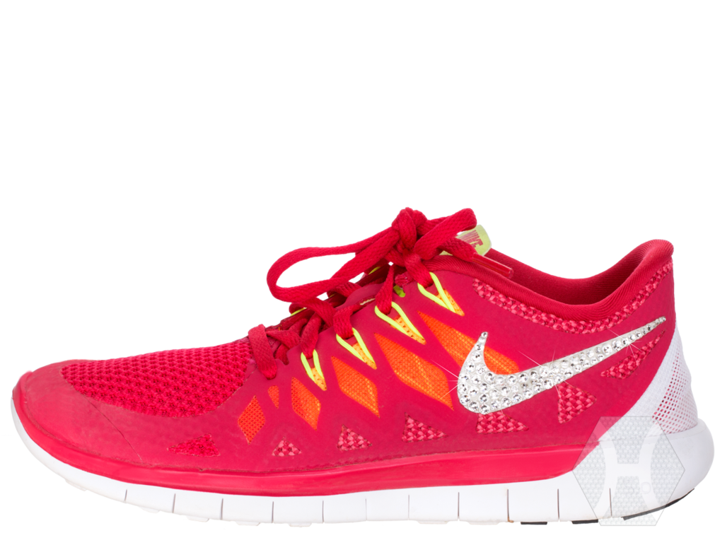 Red Nike Running Shoe PNG