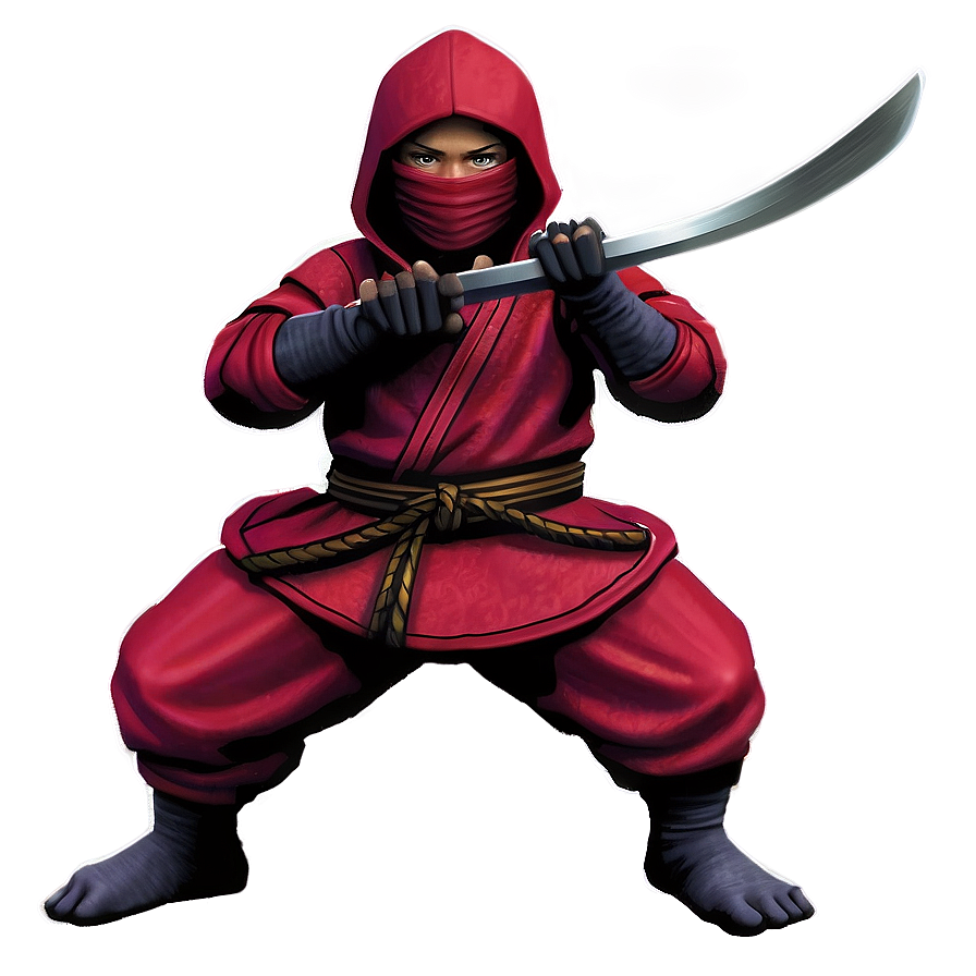 Download Red Ninja Png 06112024 | Wallpapers.com