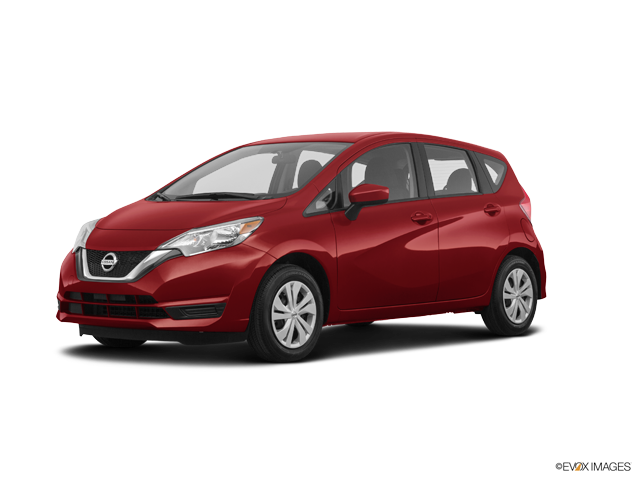 Red Nissan Versa Side View PNG