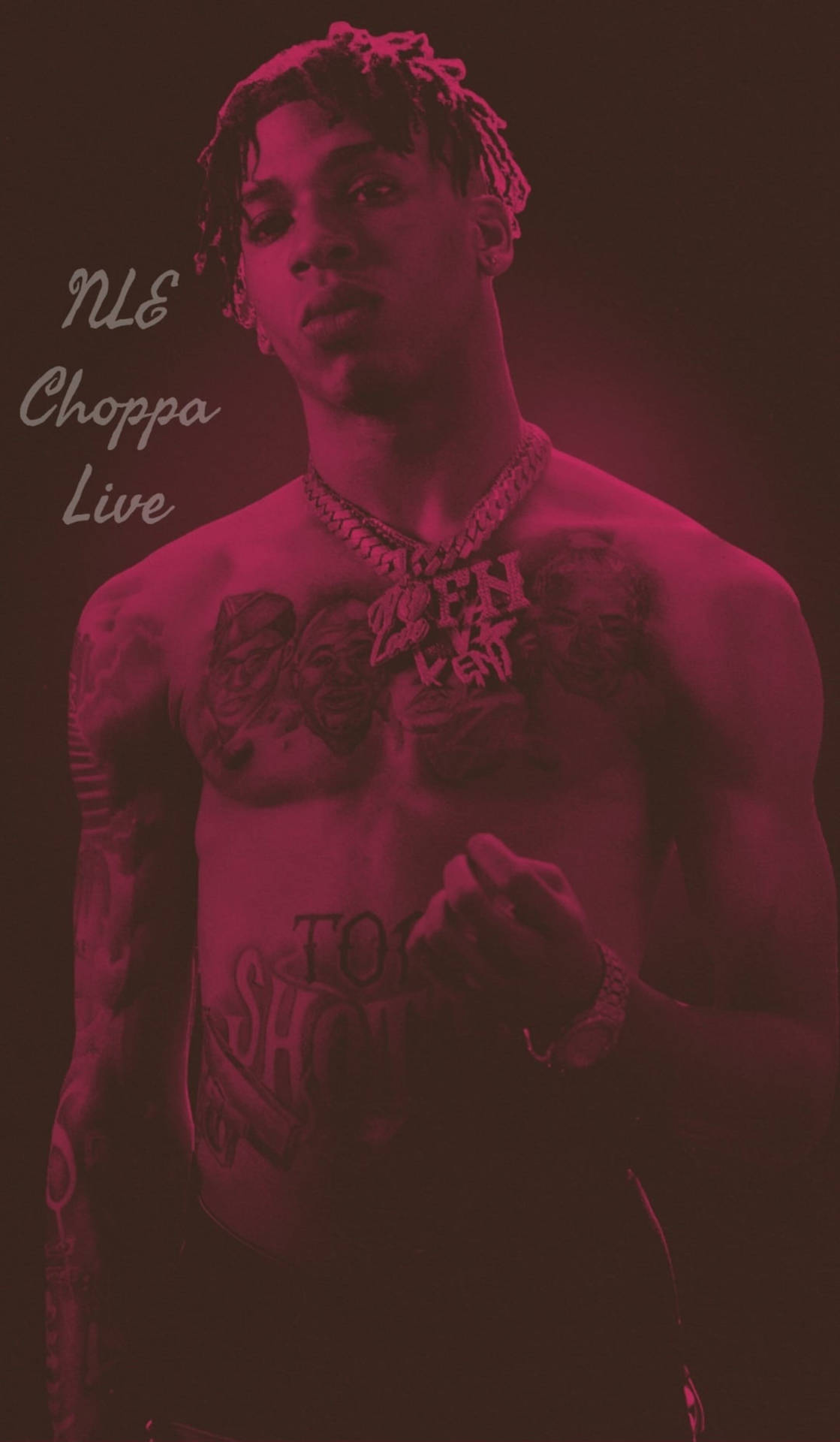 Red Nle Choppa Live Wallpaper